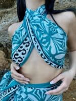 Cotton Pareo - Mini Aqua Pareo