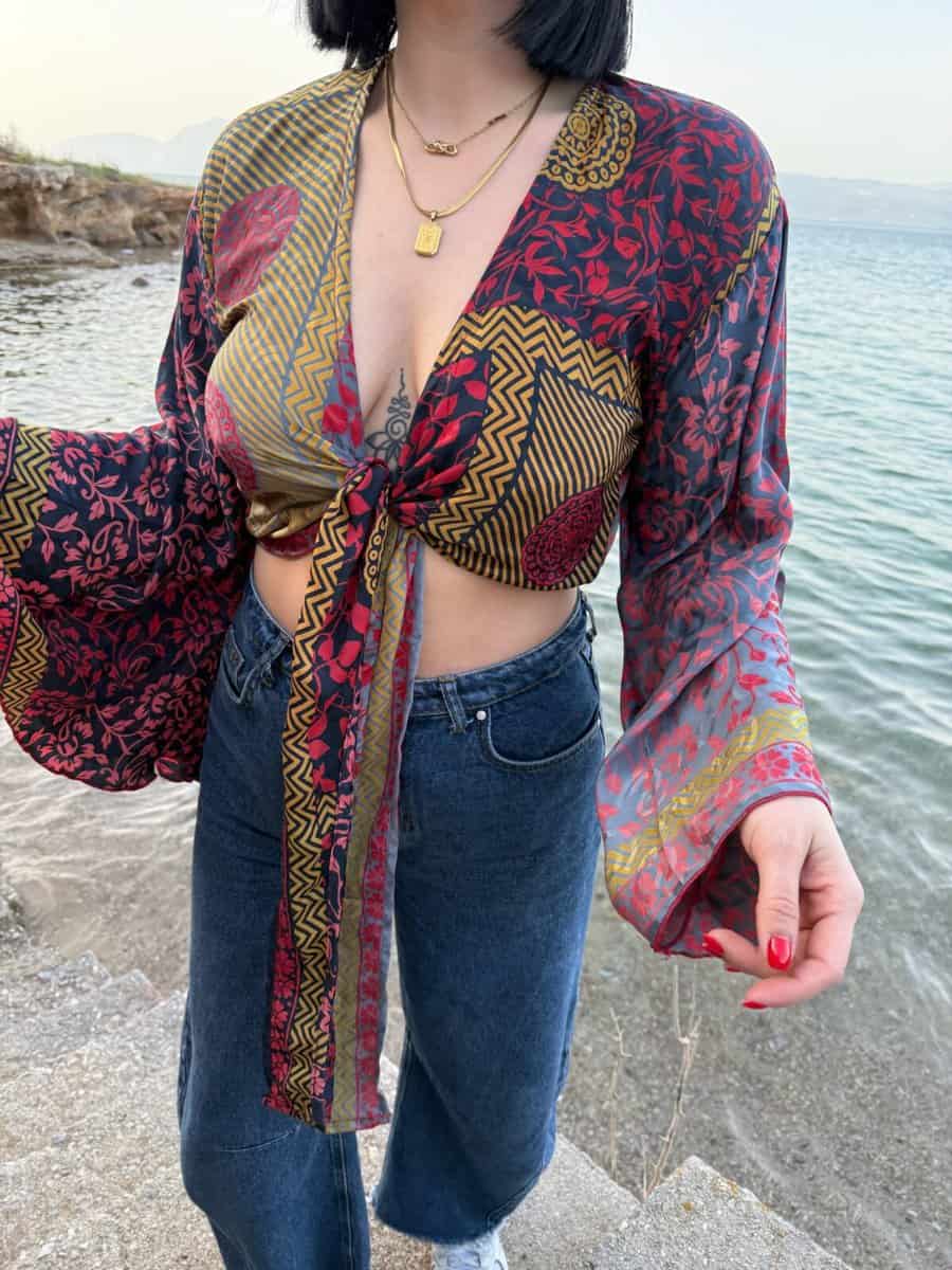 Μεταξωτή Πουκάμισα