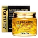 Farmstay- 24K Gold & Peptide Perfect Ampoule Cream 80ml - Image 2