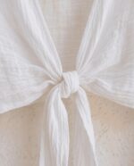 Ivory Tie Blouse - Image 4