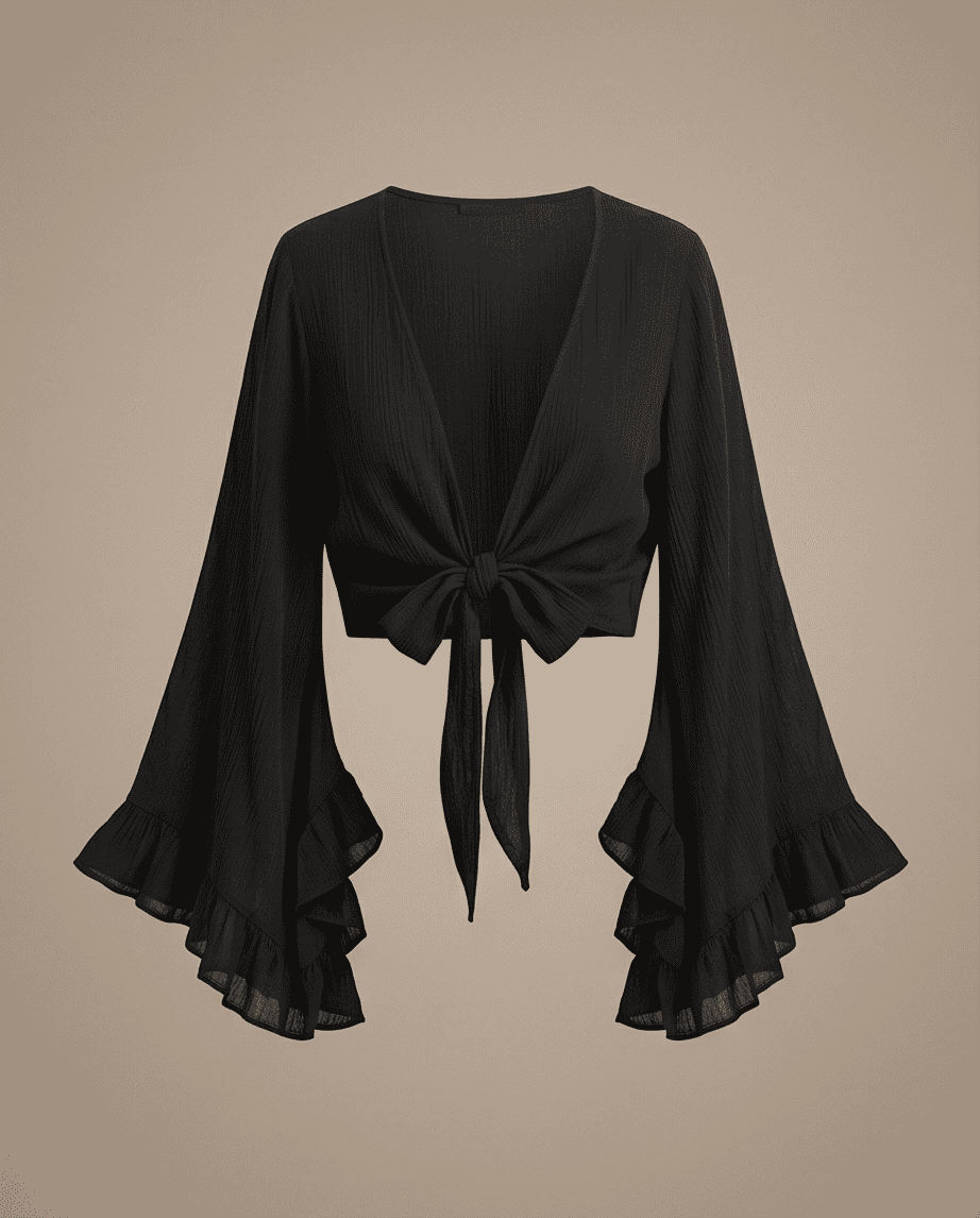 Eclipse Tie Blouse