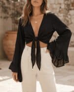 Eclipse Tie Blouse - Image 4
