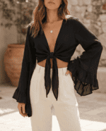 Eclipse Tie Blouse - Image 4