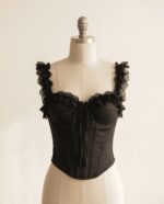 Noir Lace Corset Top - Image 3