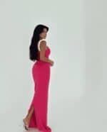 Rosé Éclat Maxi Dress - Image 3