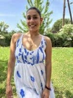 Flora Blue Maxi Dress - Image 2