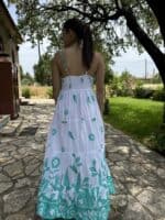 Flora Green Maxi Dress - Image 2